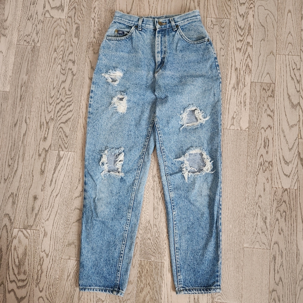 Vintage Lee tapered mom jeans